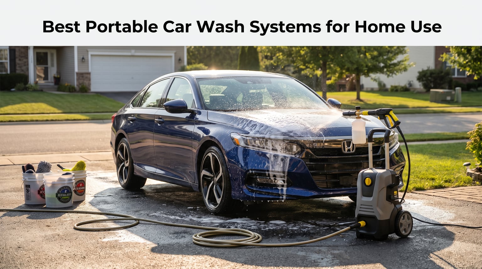 Best Portable Car Wash Systems for Home Use